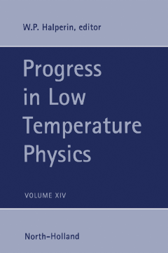Progress in Low Temperature Physics Progress in Low Temperature Physics