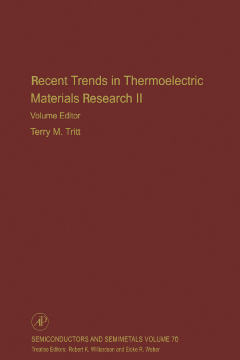 Recent Trends in Thermoelectric Materials Research, Part Two Recent Trends in Thermoelectric Materials Research, Part Two