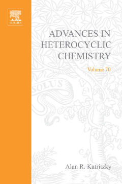 Advances in Heterocyclic Chemistry Advances in Heterocyclic Chemistry