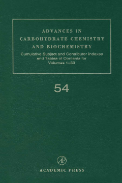 Advances in Carbohydrate Chemistry and Biochemistry Advances in Carbohydrate Chemistry and Biochemistry
