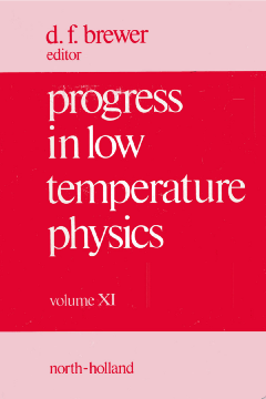 Progress in Low Temperature Physics Progress in Low Temperature Physics