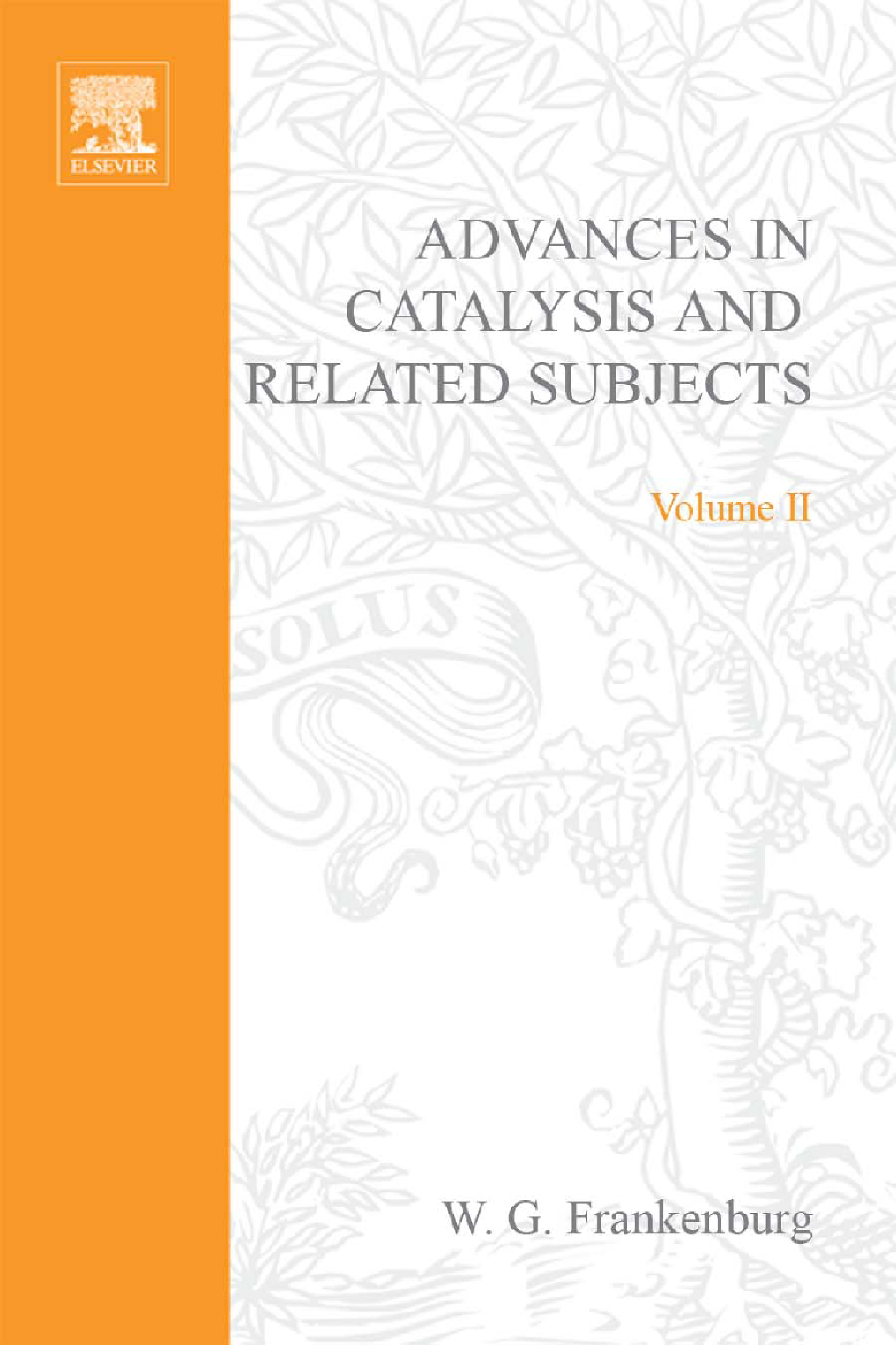 Advances in Catalysis