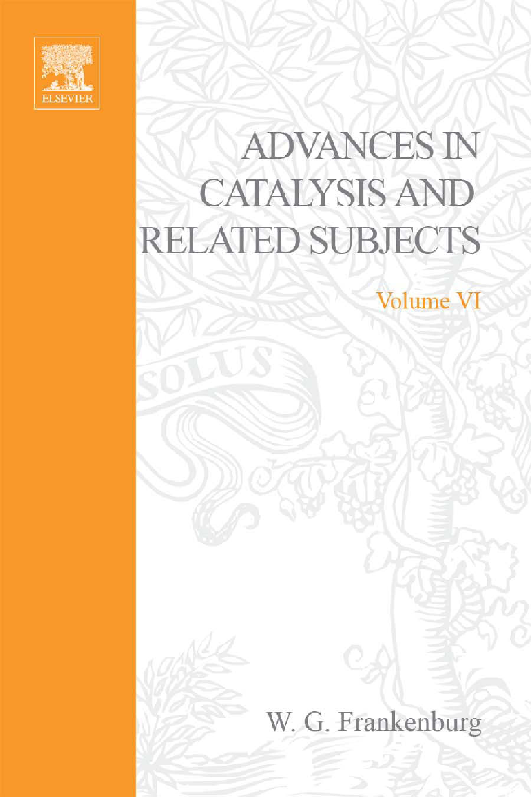 Advances in Catalysis
