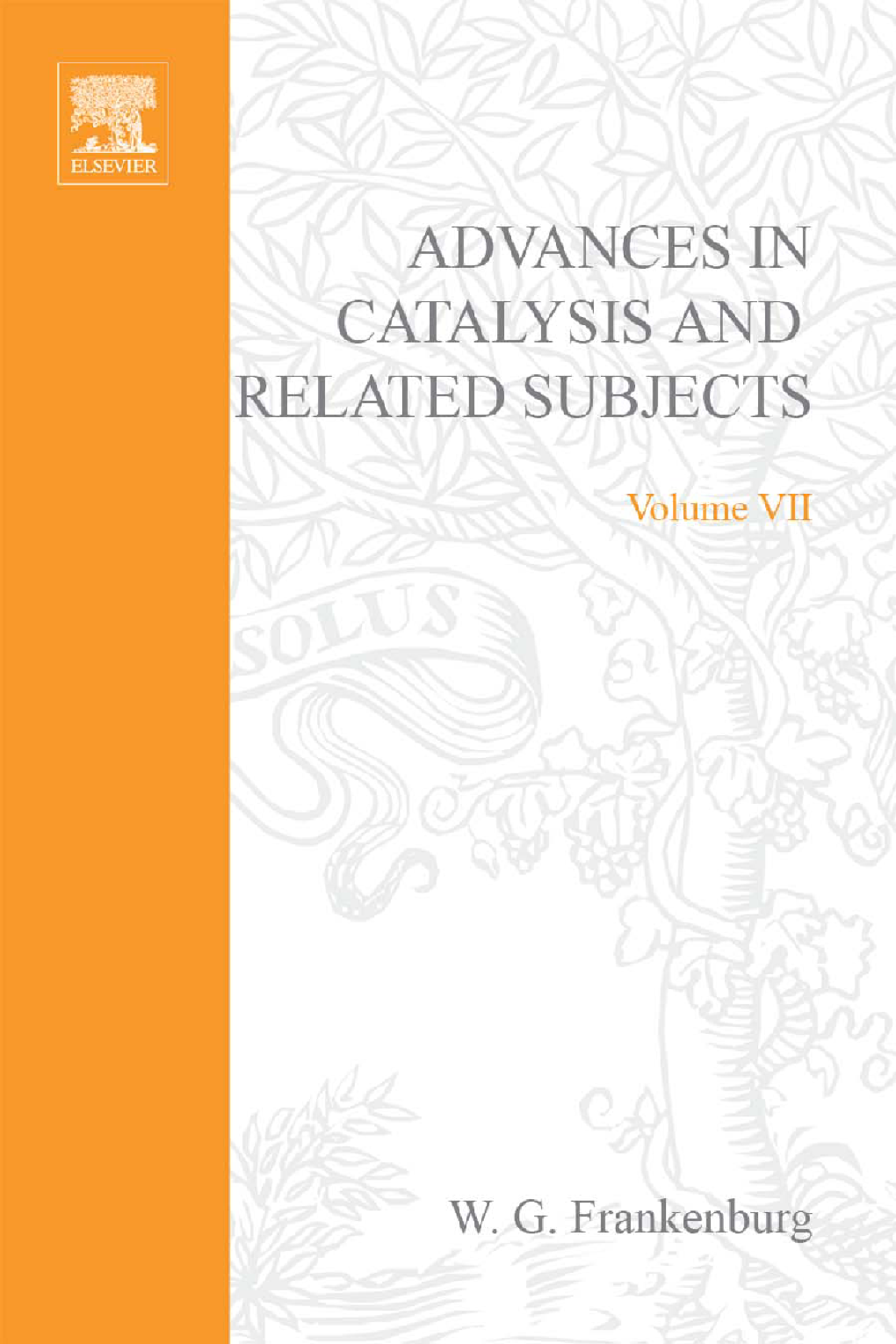 Advances in Catalysis