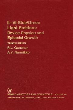 Ii-Vi Semiconductor Blue/Green Light Emitters