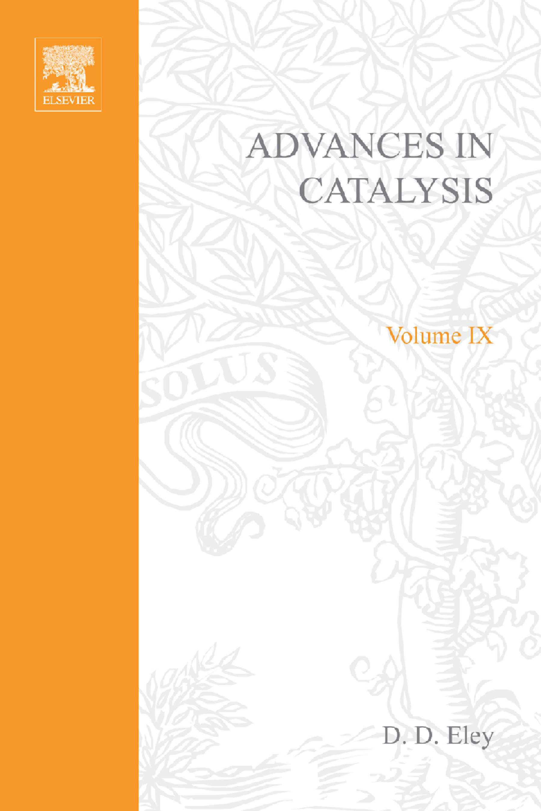 Advances in Catalysis