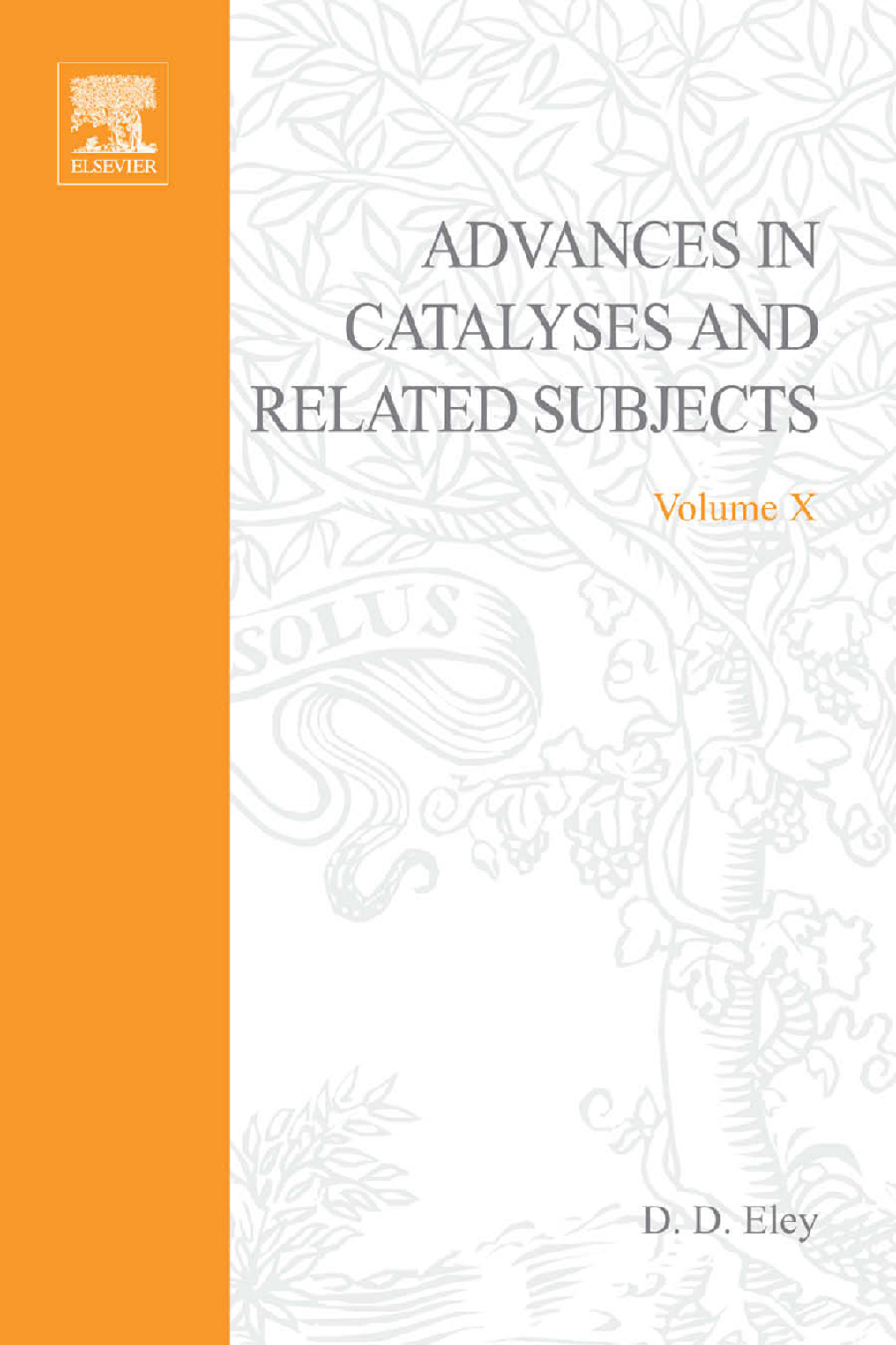 Advances in Catalysis