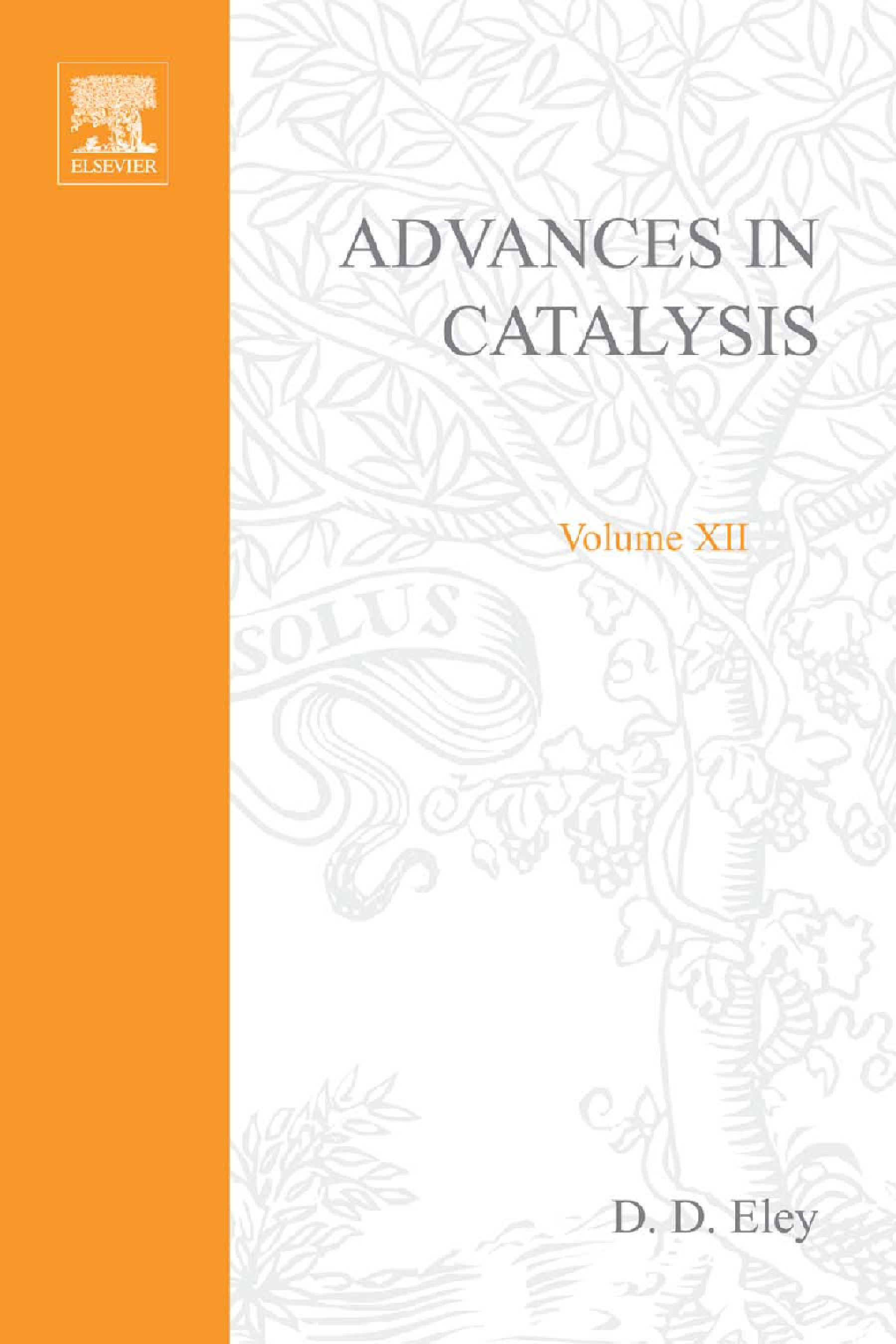 Advances in Catalysis