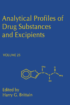 Analytical Profiles of Drug Substances and Excipients Analytical Profiles of Drug Substances and Excipients