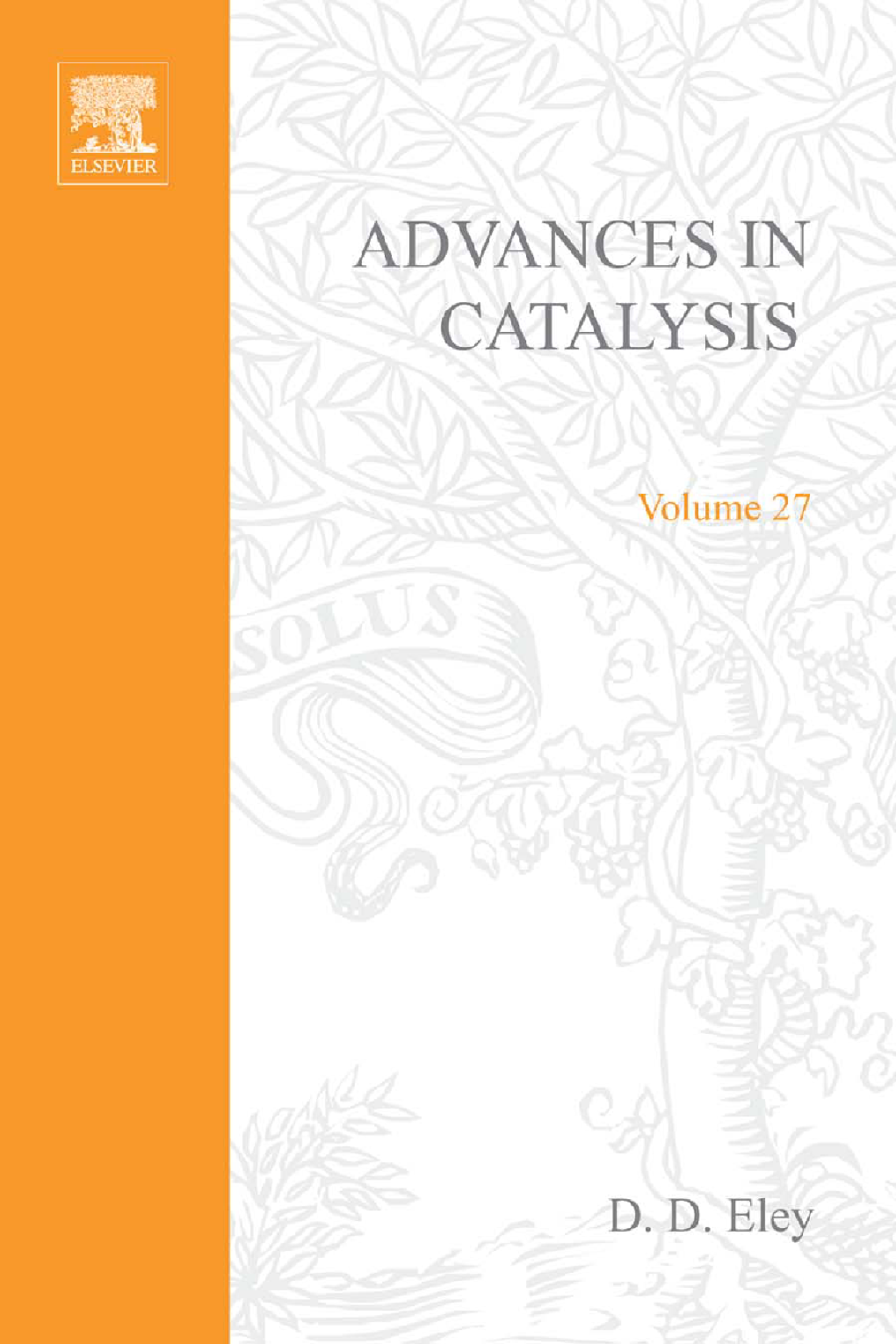 Advances in Catalysis