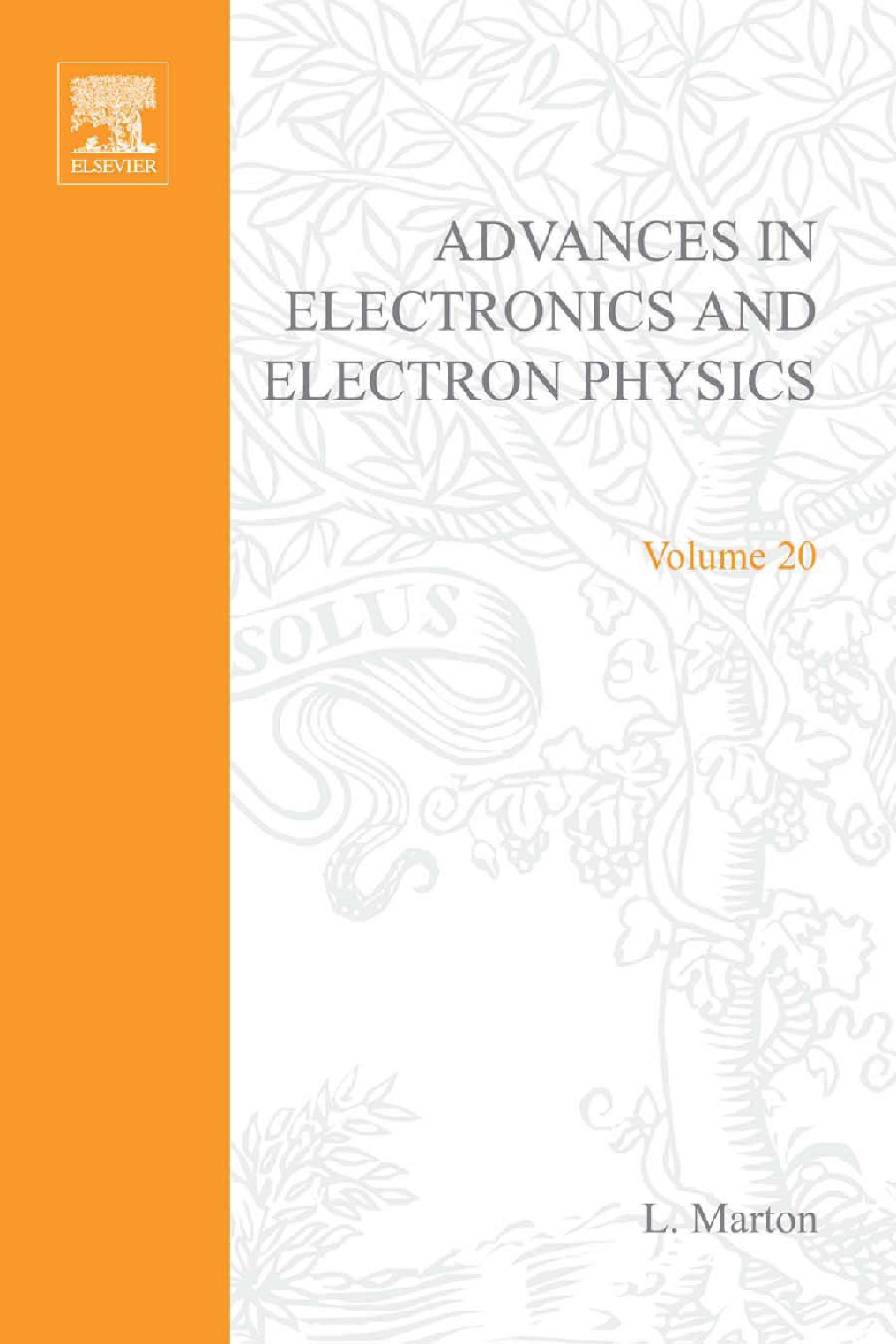 Advances in Electronics and Electron Physics