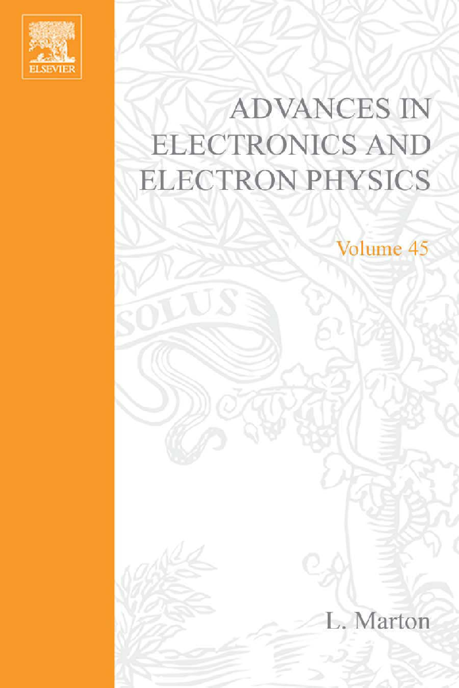 Advances in Electronics and Electron Physics