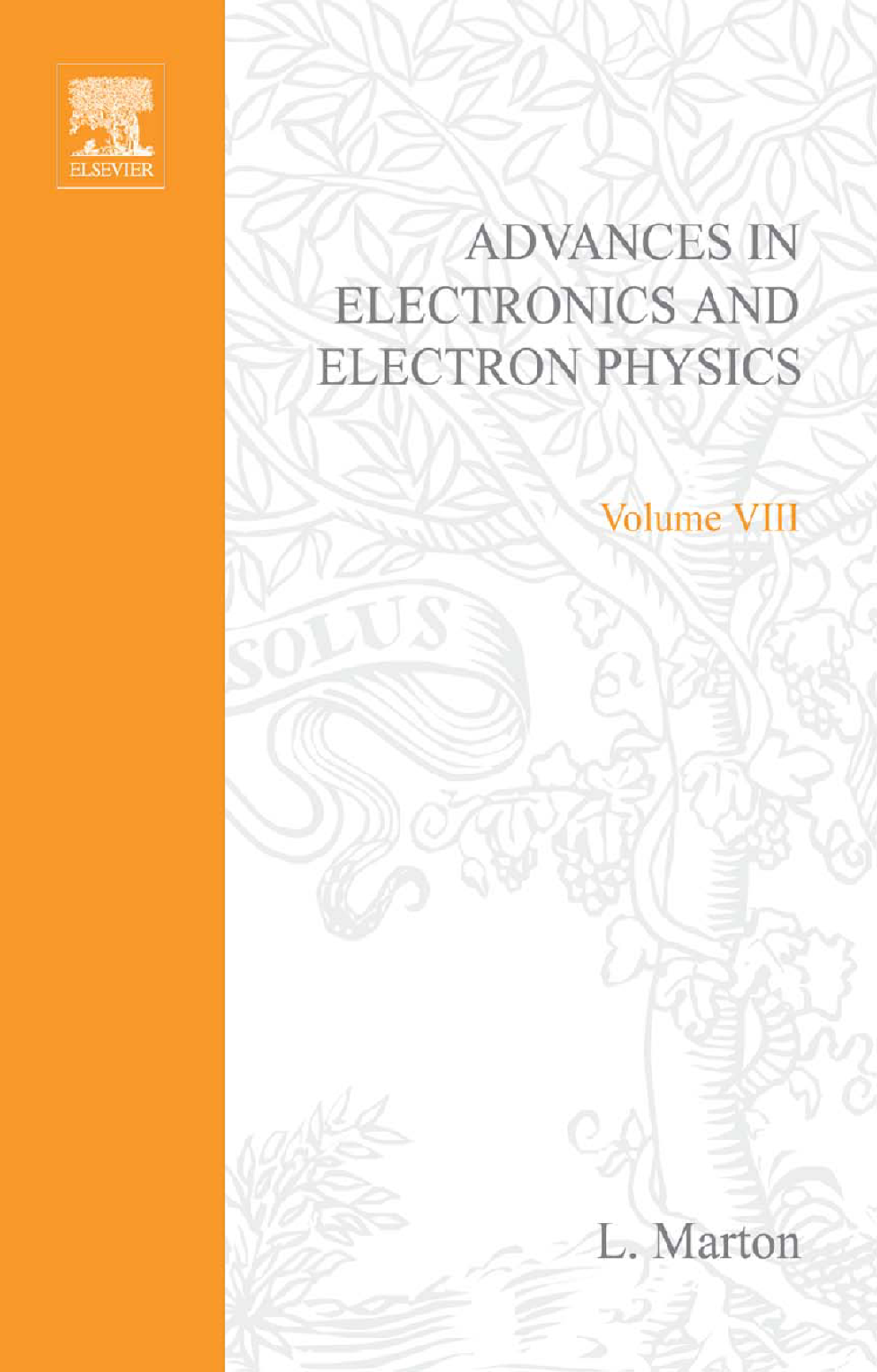 Advances in Electronics and Electron Physics