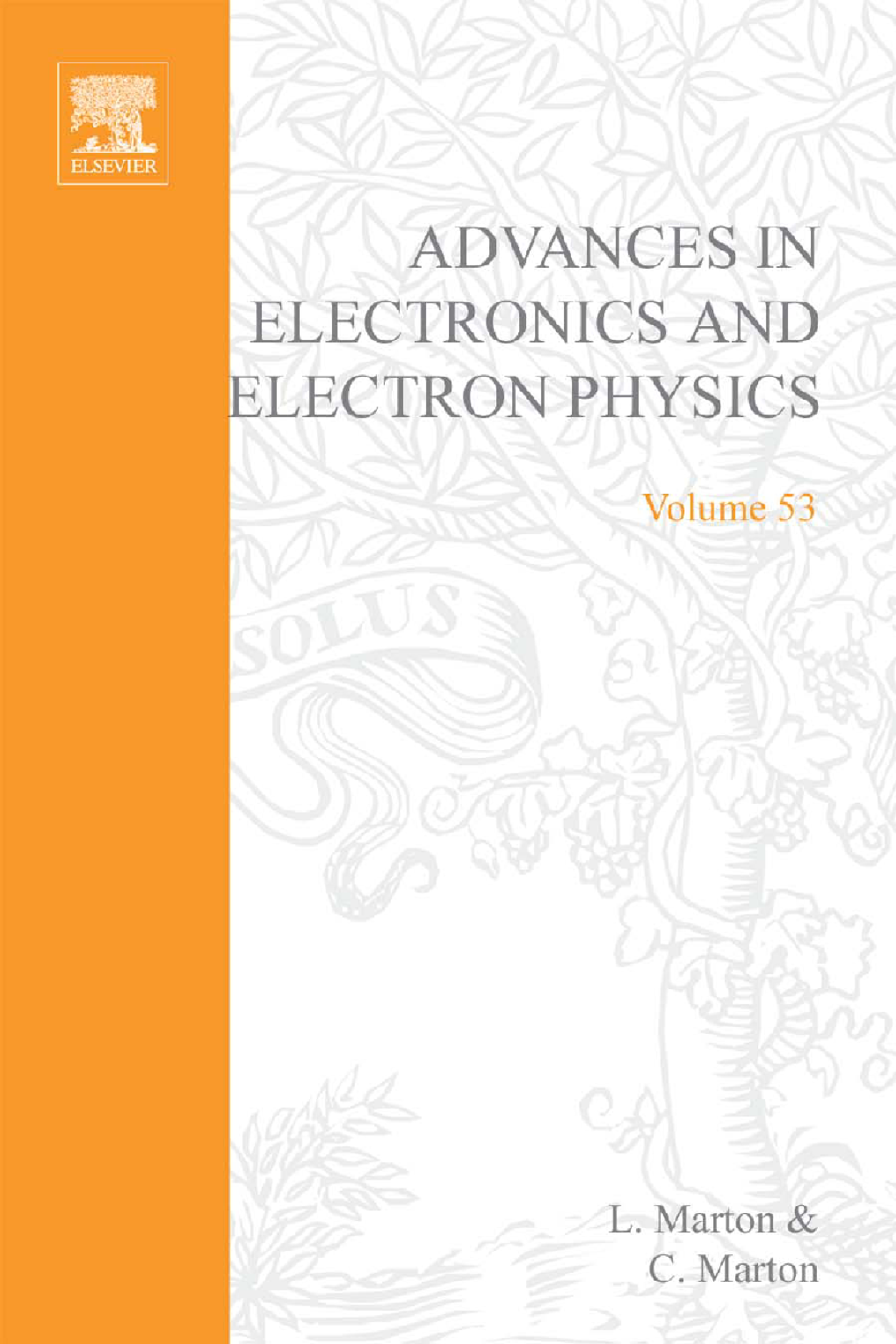 Advances in Electronics and Electron Physics