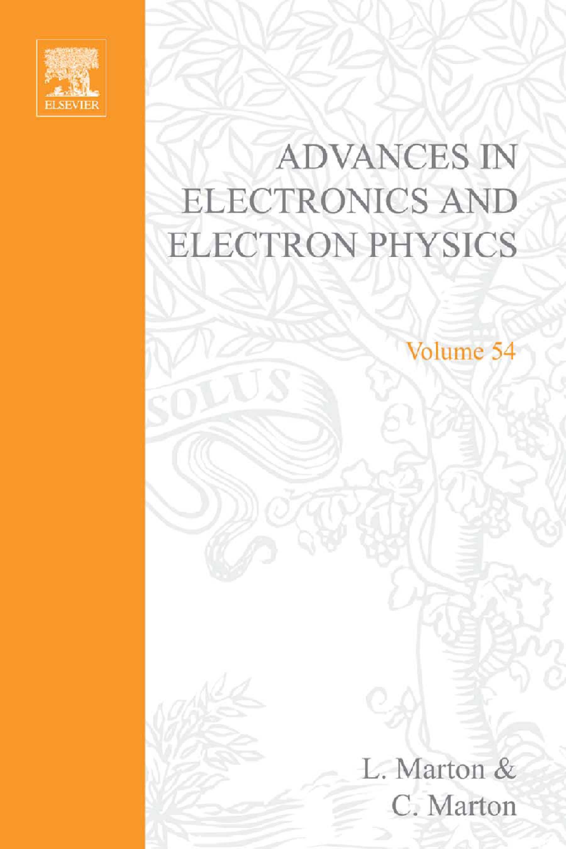 Advances in Electronics and Electron Physics