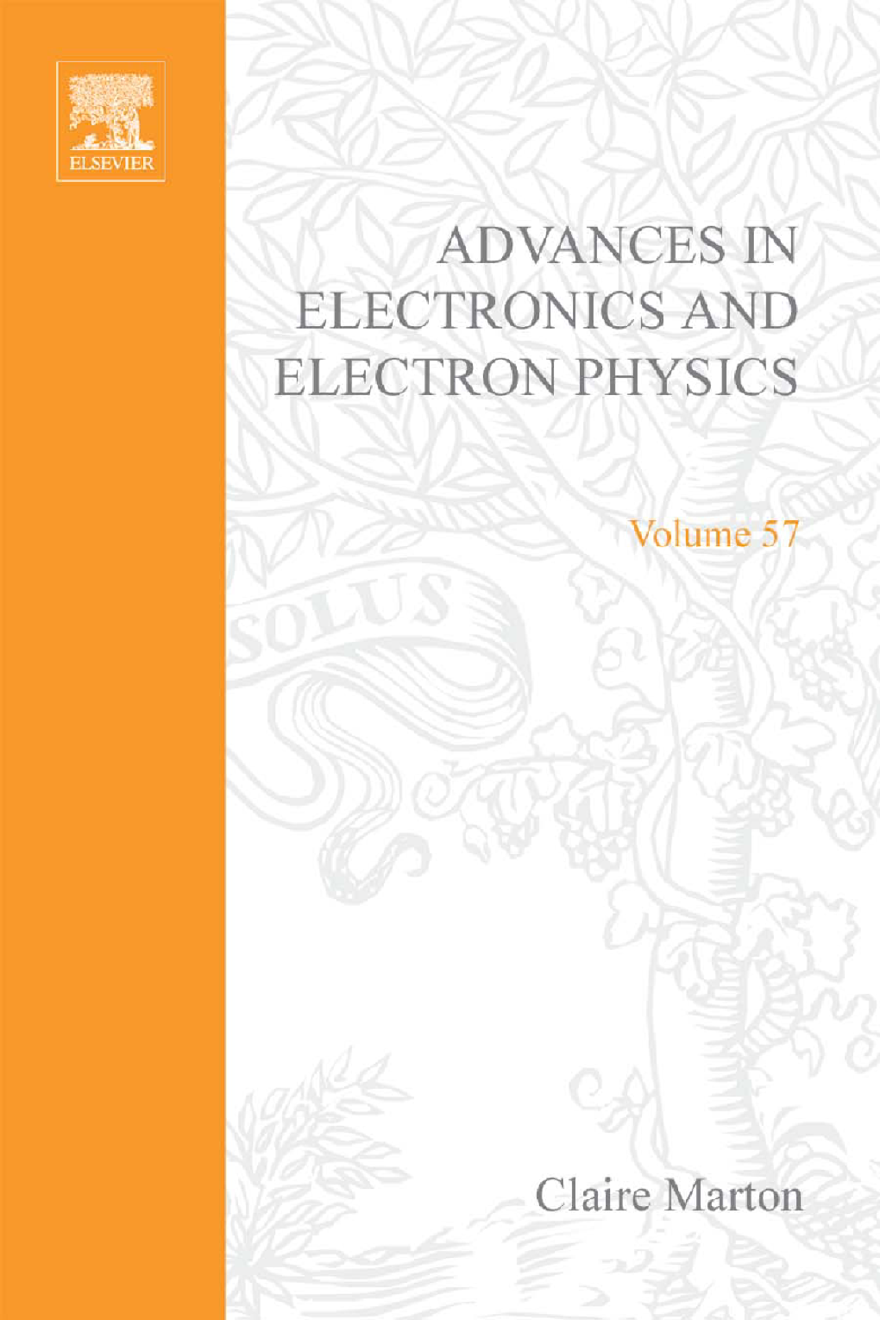 Advances in Electronics and Electron Physics