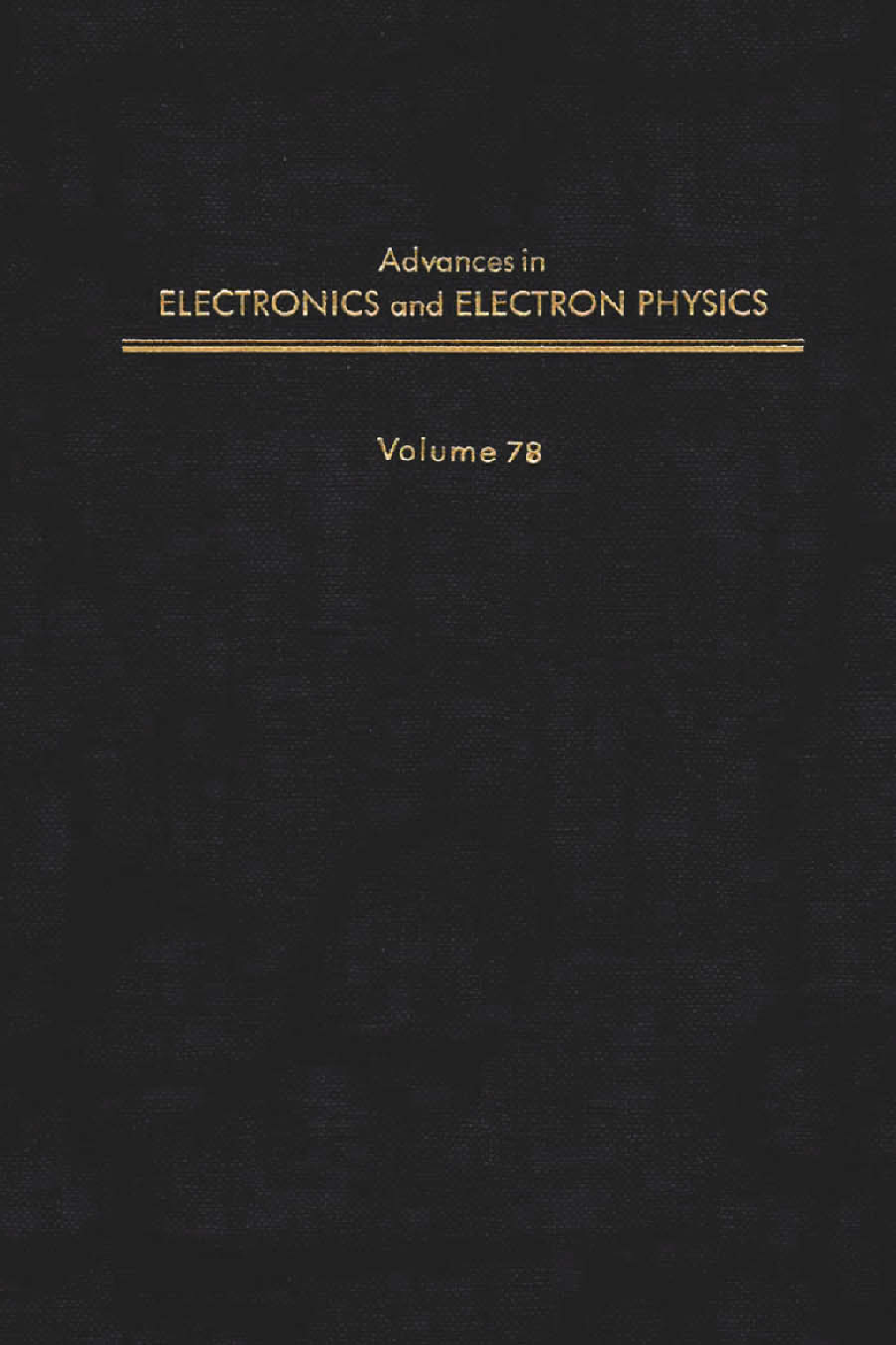 Advances in Electronics and Electron Physics