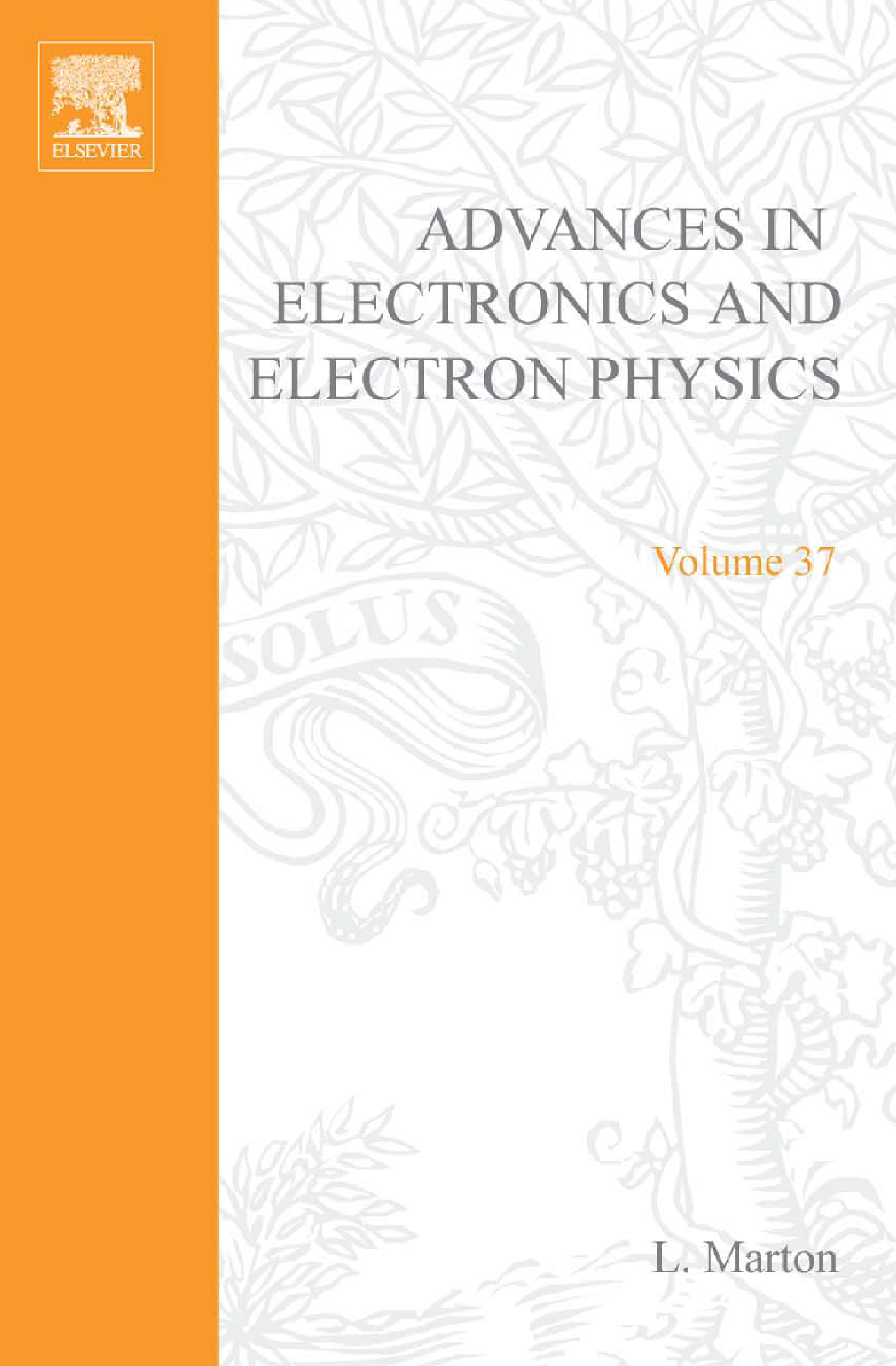 Advances in Electronics and Electron Physics