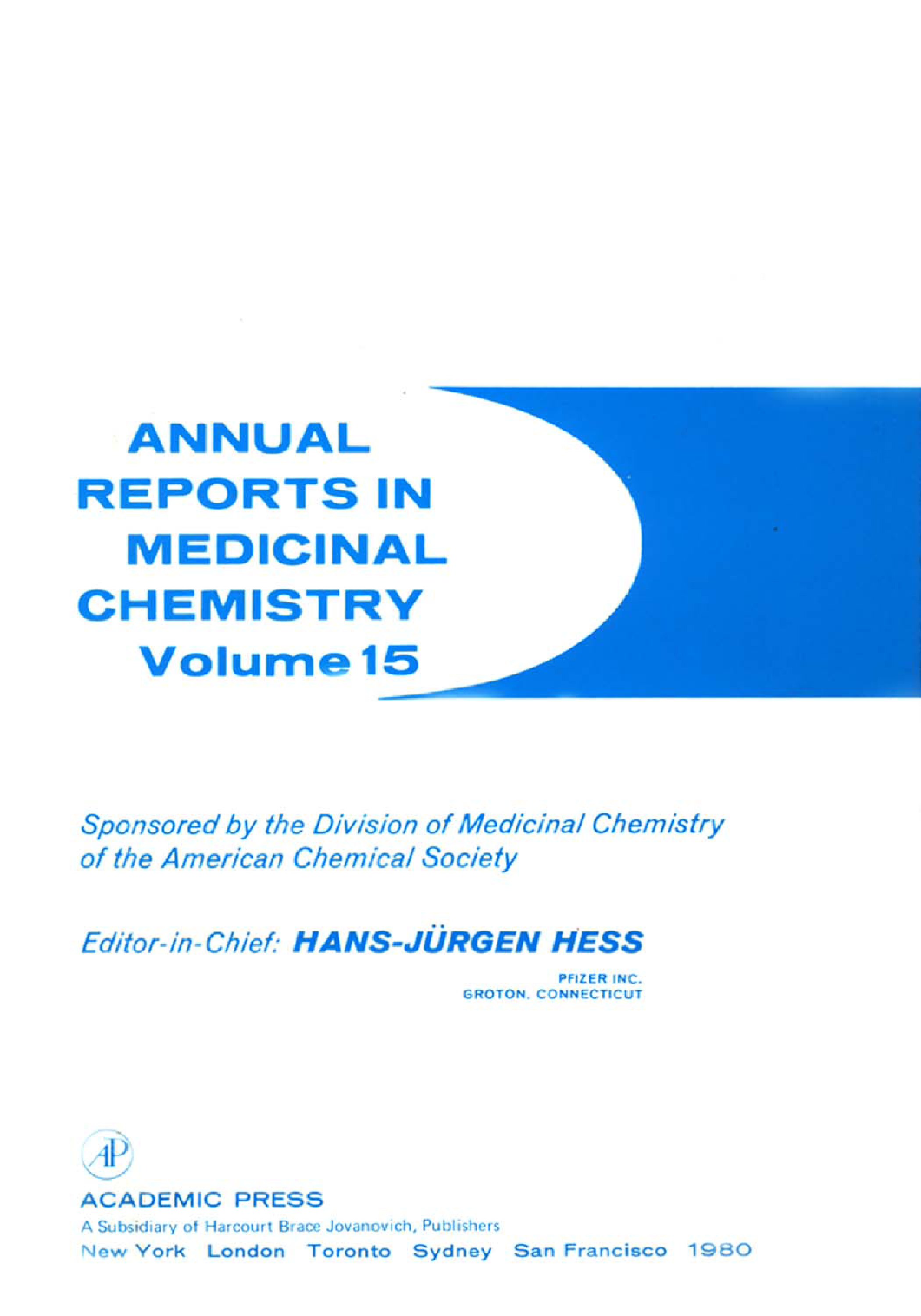 Annual Reports in Medicinal Chemistry