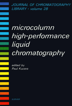 Microcolumn High-Performance Liquid Chromatography Microcolumn High-Performance Liquid Chromatography