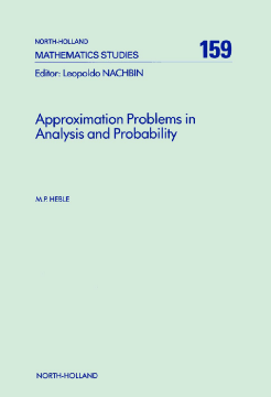 Approximation Problems in Analysis and Probability