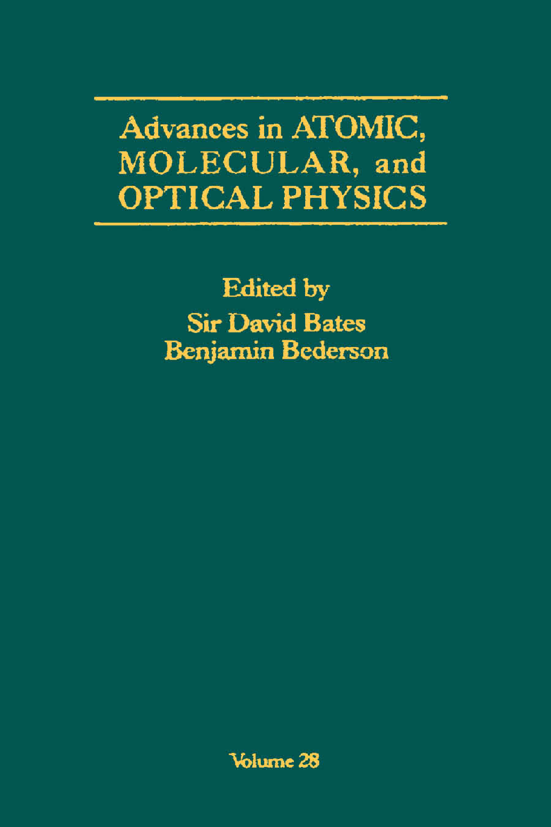 Advances in Atomic, Molecular, and Optical Physics