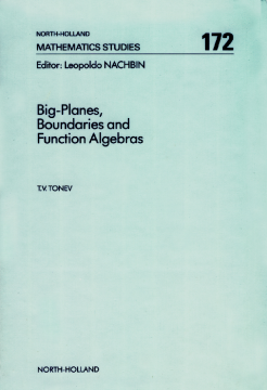 Big-Planes, Boundaries and Function Algebras Big-Planes, Boundaries and Function Algebras