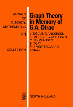 Graph Theory in Memory of G.A. Dirac Graph Theory in Memory of G.A. Dirac