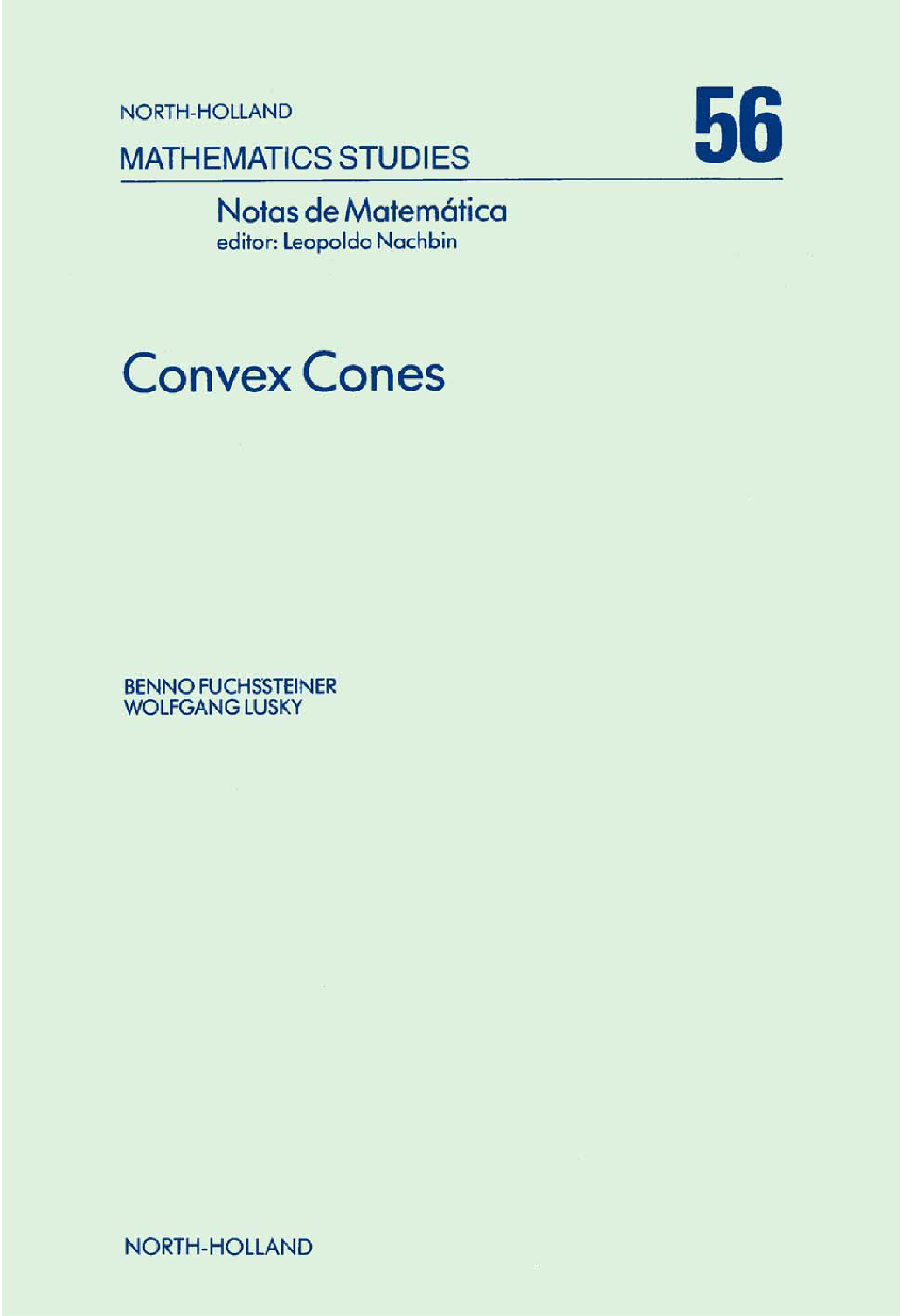 Convex Cones