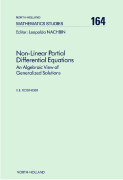 Non-Linear Partial Differential Equations