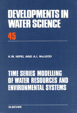 Time Series Modelling of Water Resources and Environmental Systems Time Series Modelling of Water Resources and Environmental Systems