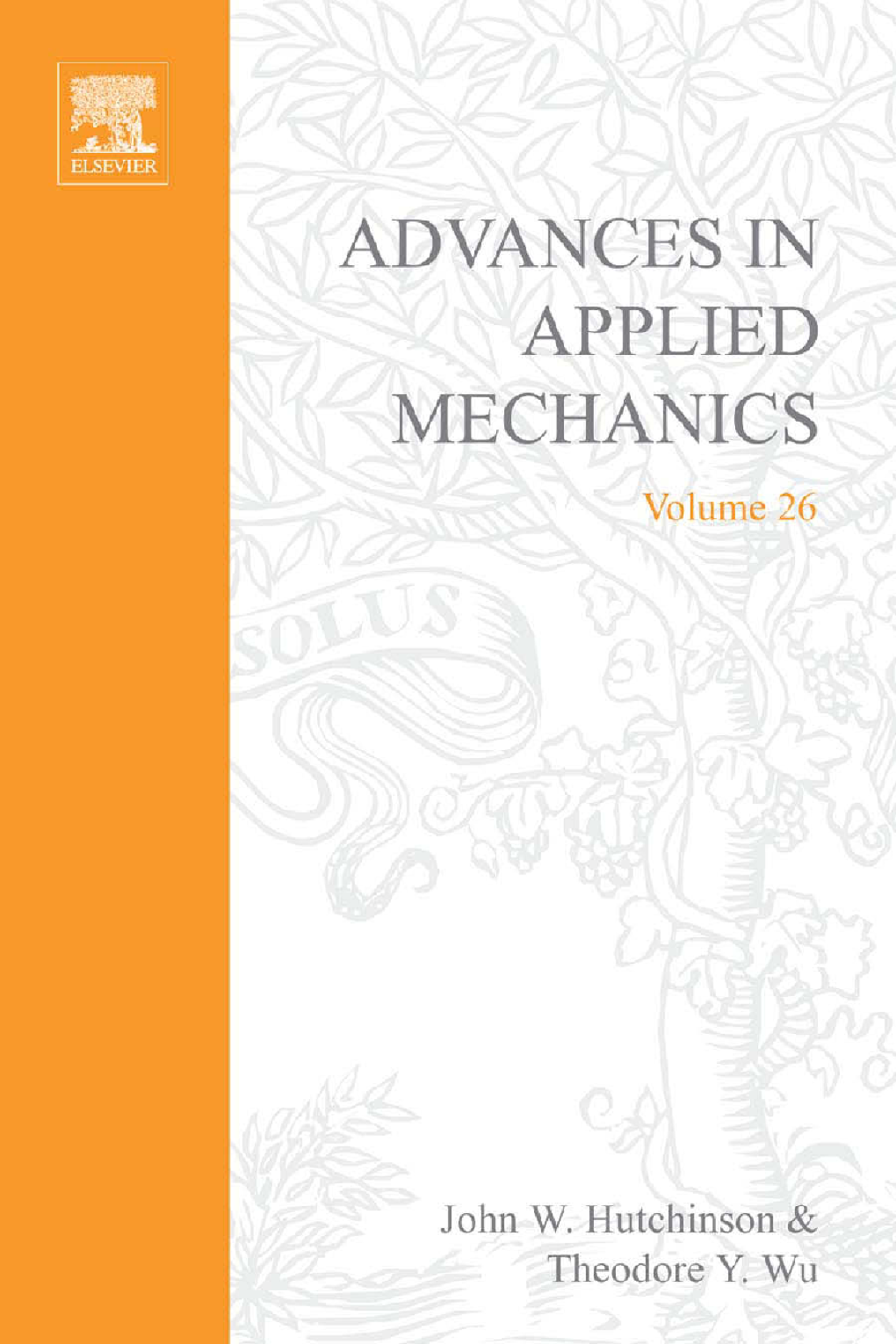Advances in Applied Mechanics