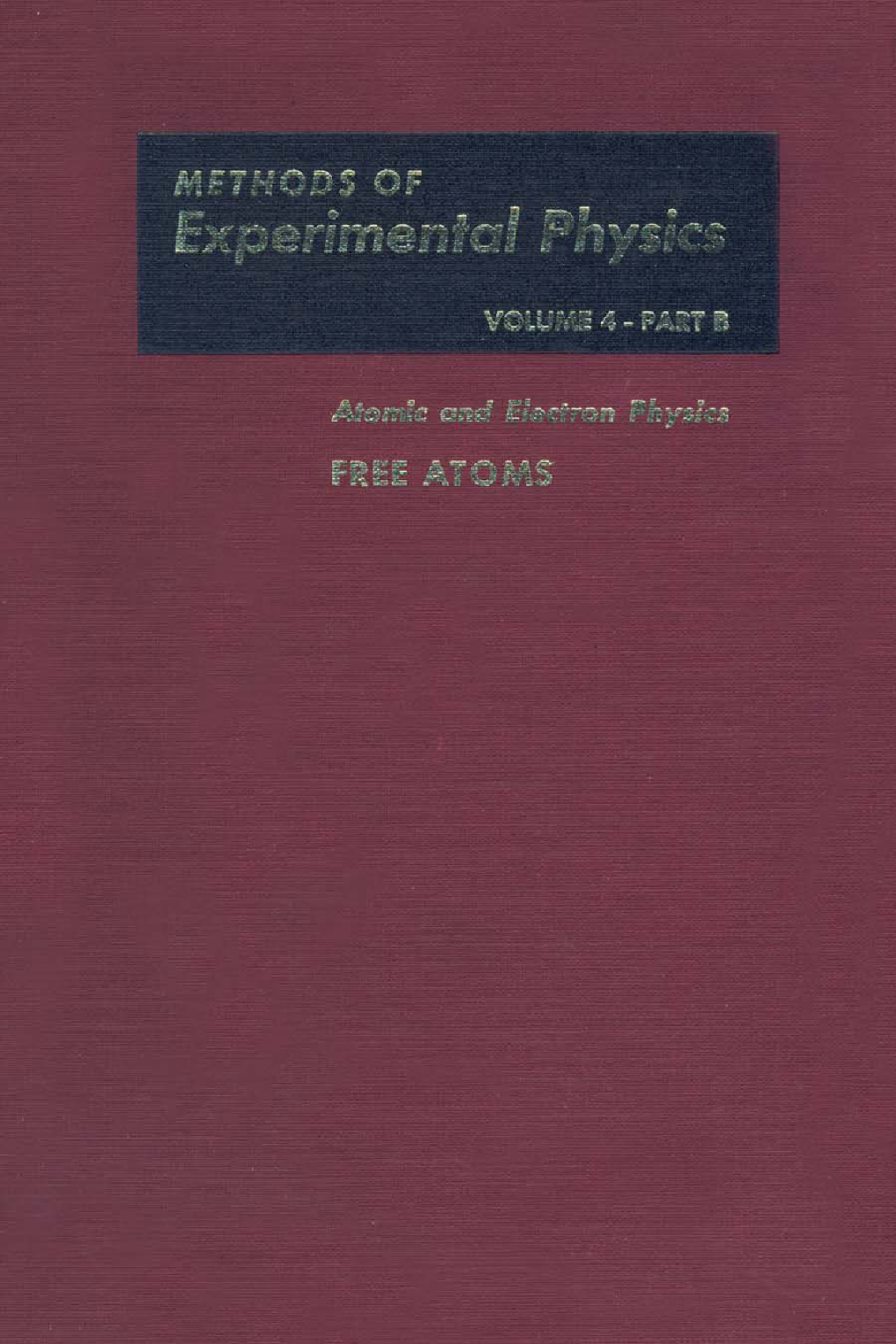 Atomic and Electron Physics