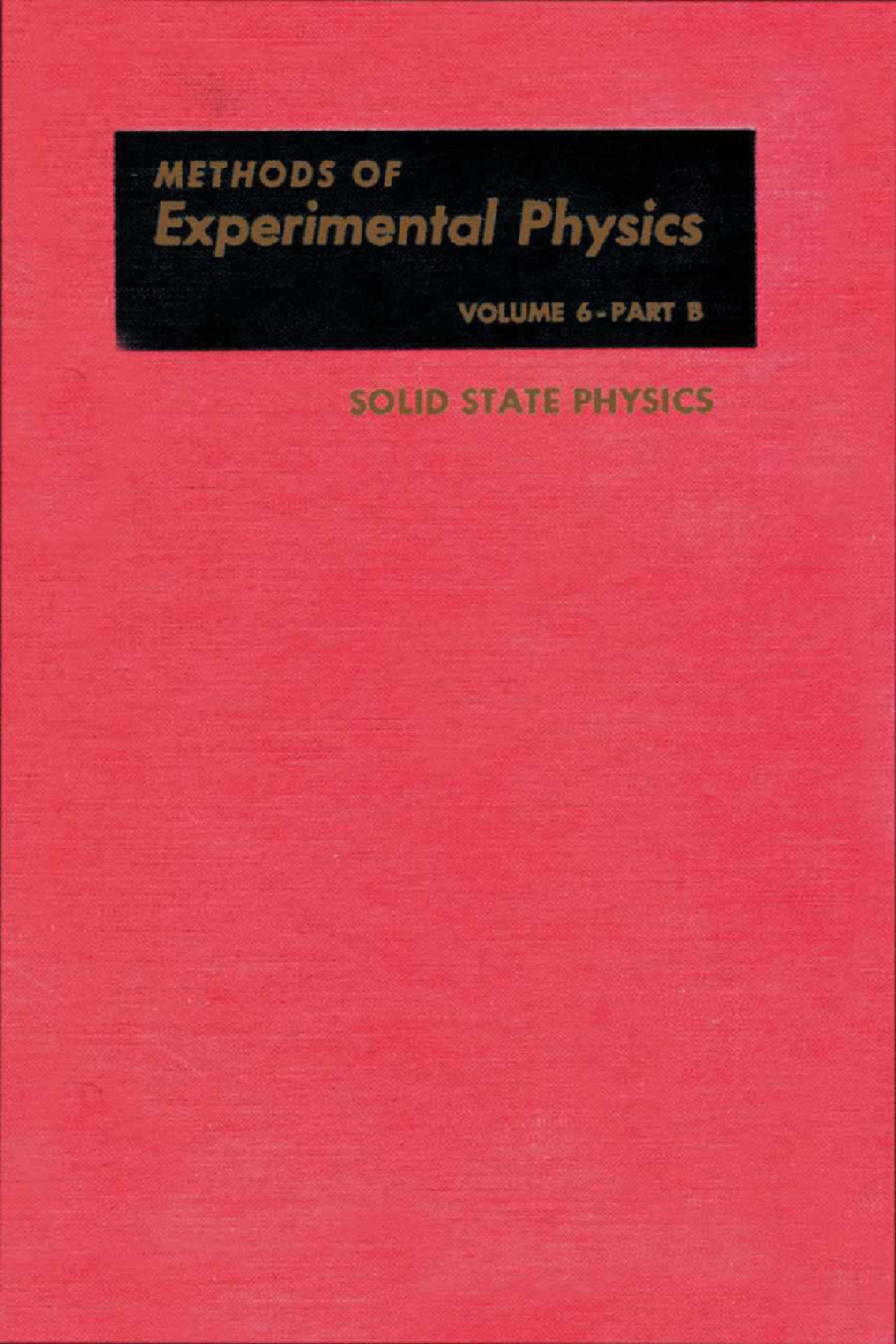 Solid State Physics, Part B