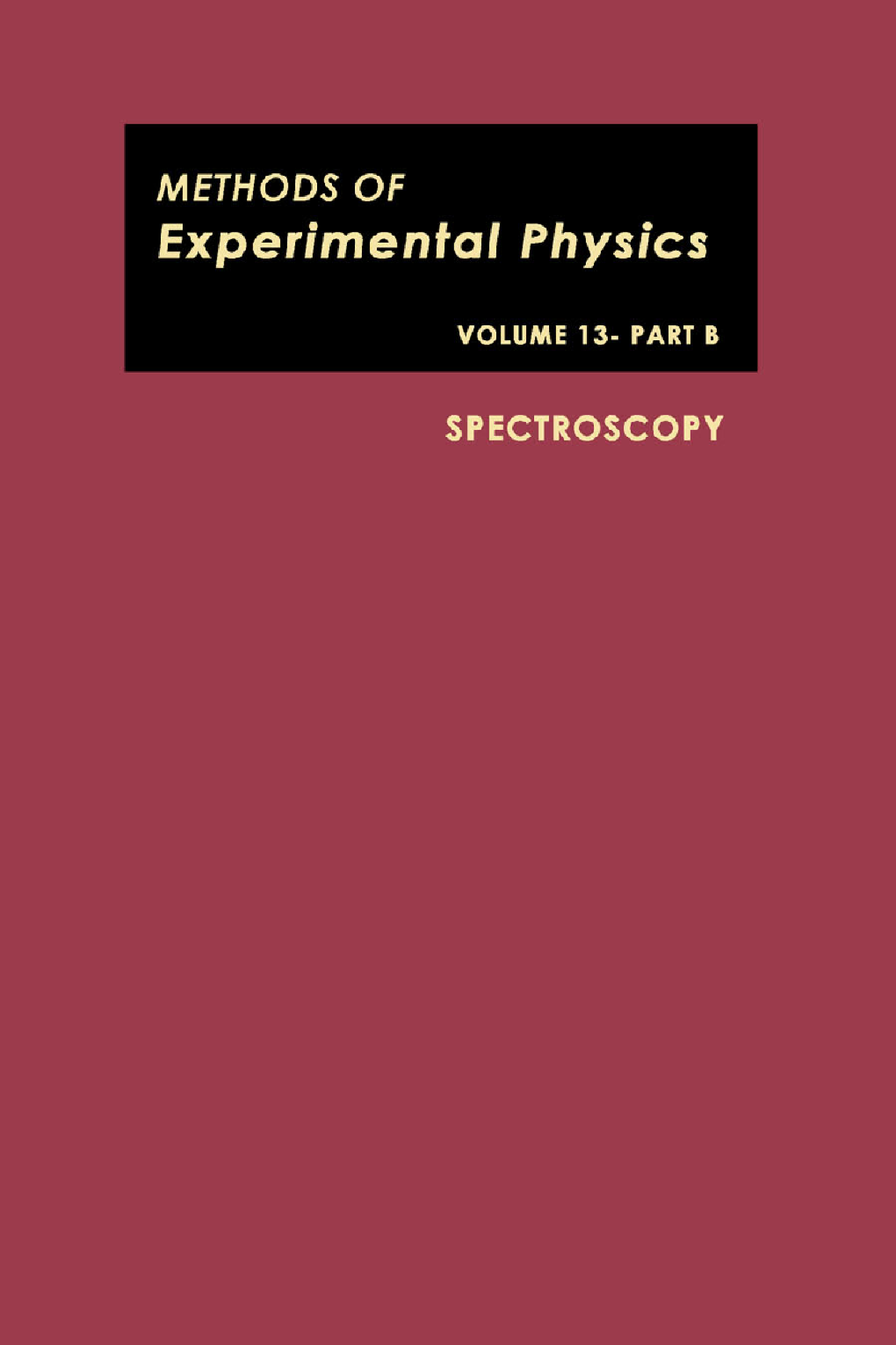 Spectroscopy