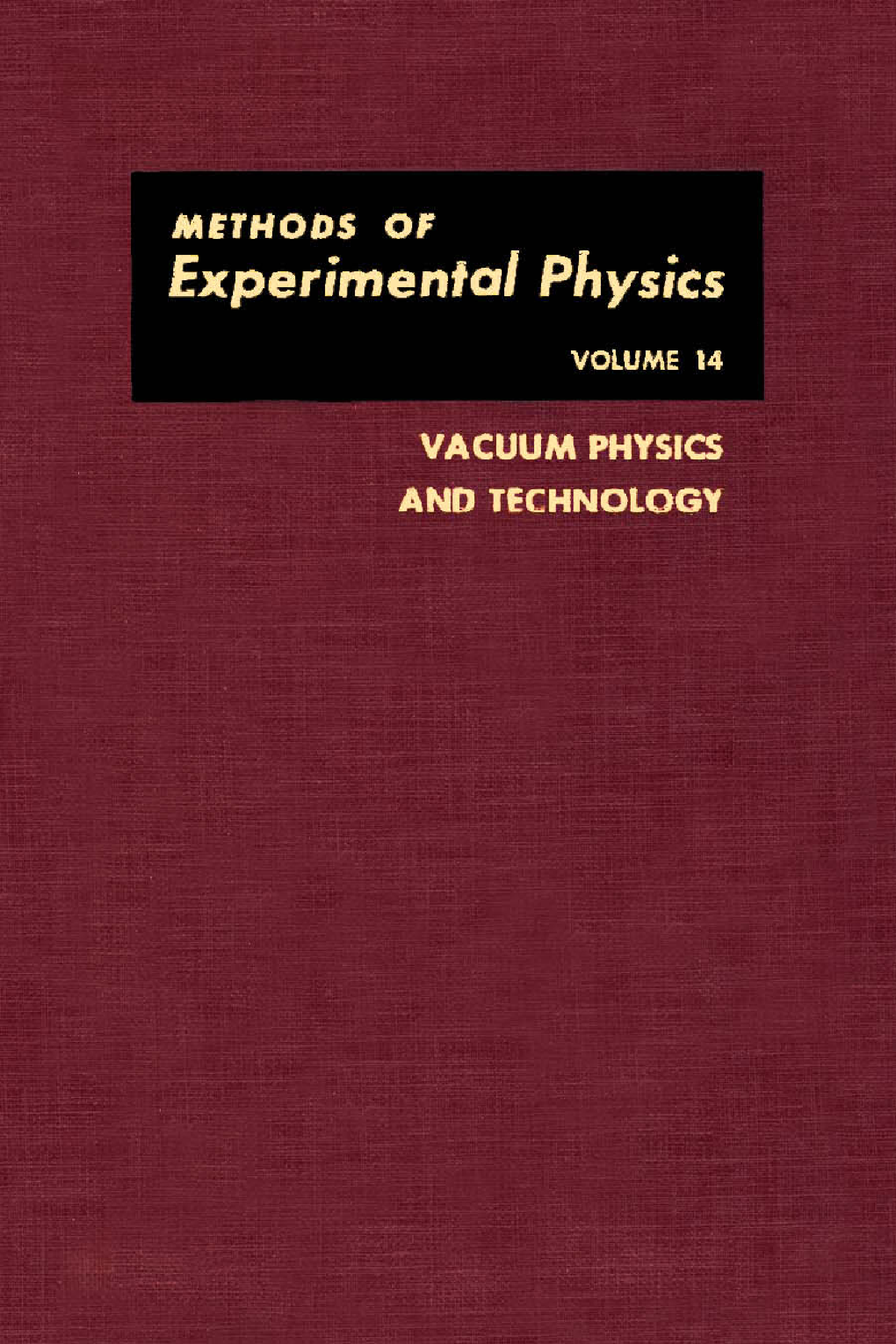Vacuum Physics and Technology