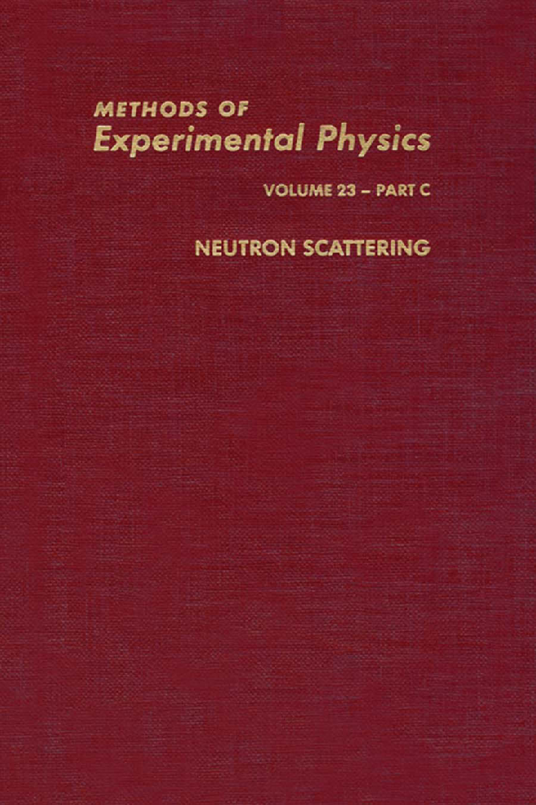 Neutron Scattering