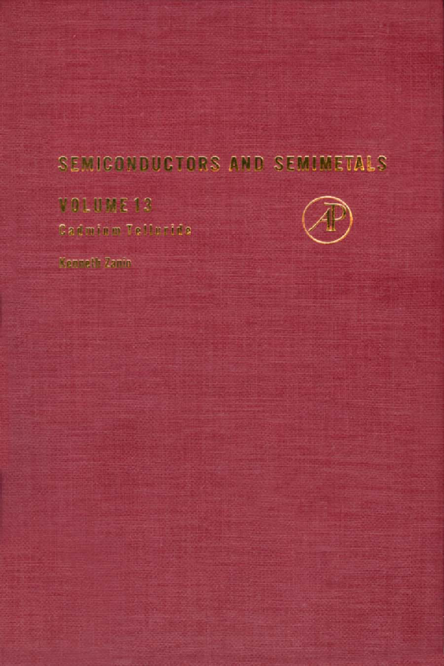 Semiconductors and Semimetals