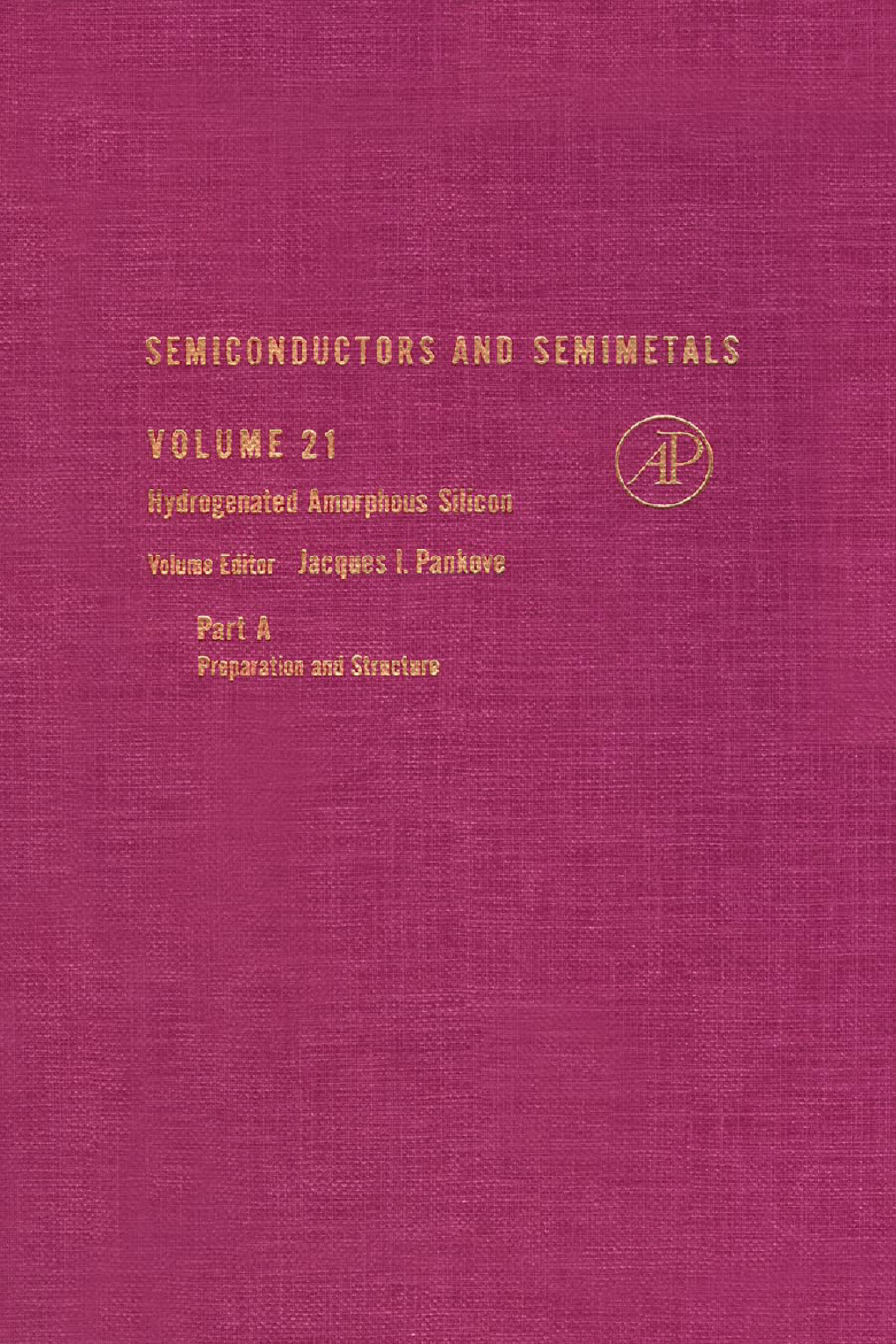 Semiconductors and Semimetals