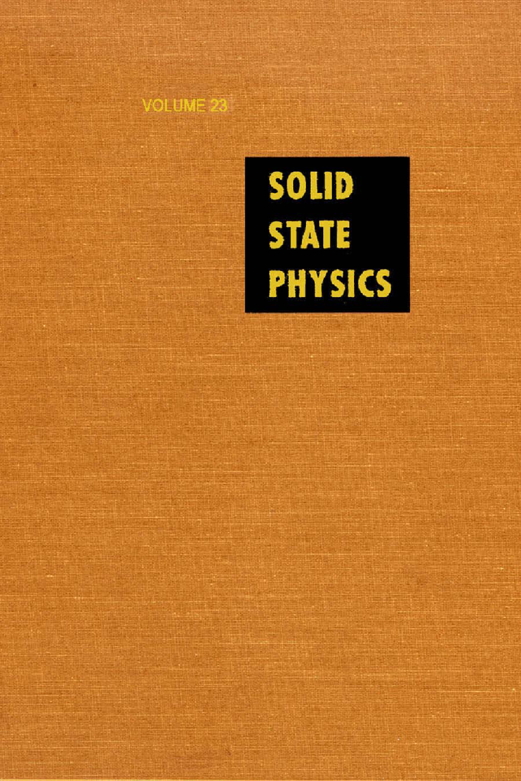 Solid State Physics