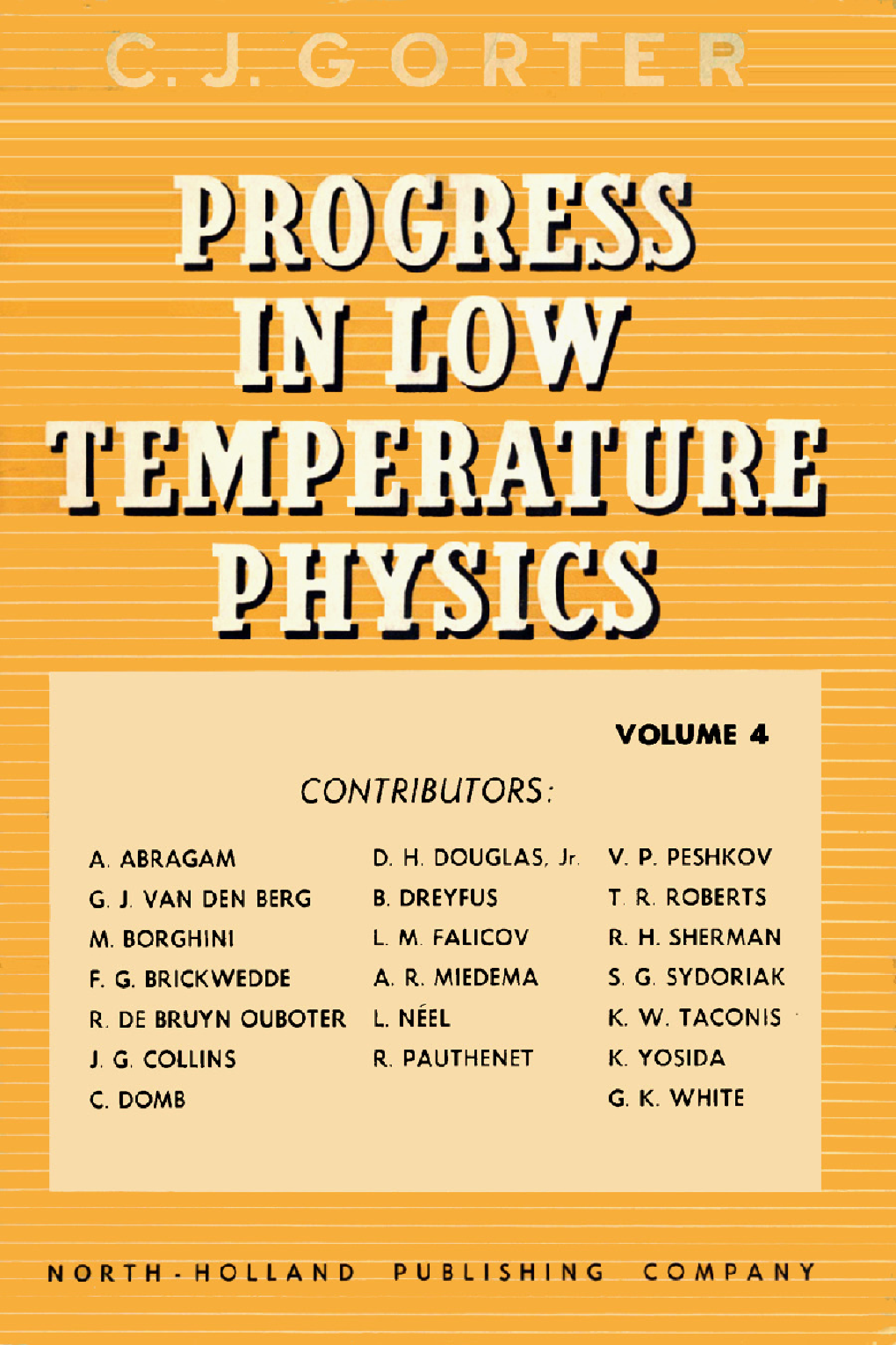 Progress in Low Temperature Physics