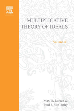 Multiplicative Theory of Ideals
