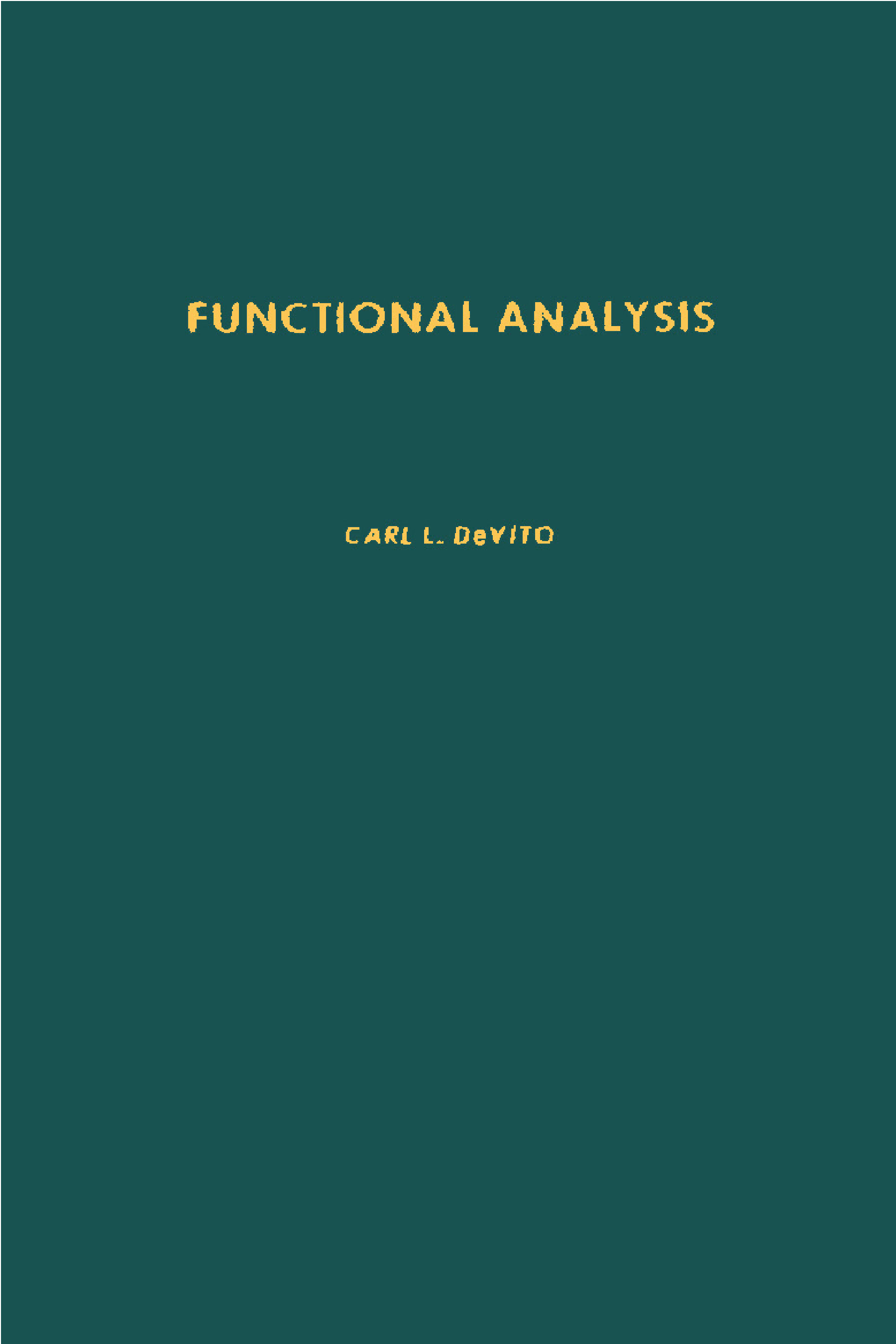 Functional Analysis
