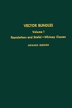 Vector Bundles - Vol 1