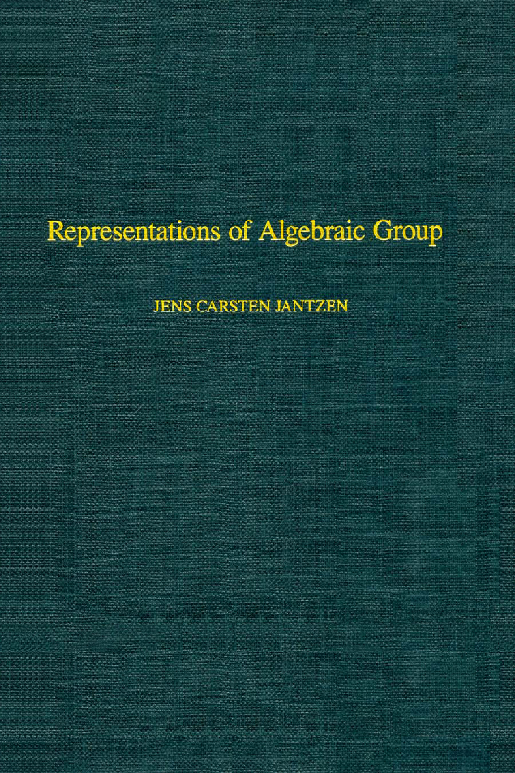 Representations of algebraic groups