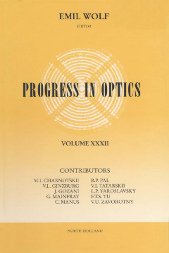 Progress in Optics Progress in Optics