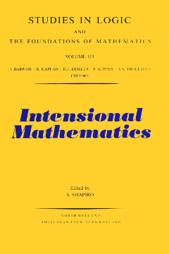 Intensional Mathematics Intensional Mathematics