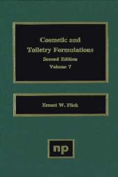 Cosmetic and Toiletry Formulations, Vol. 7 Cosmetic and Toiletry Formulations, Vol. 7