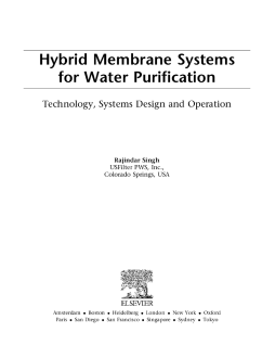 Membranes Technology ebook Collection