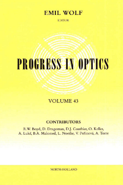 Progress in Optics Progress in Optics